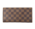 Louis Vuitton Emilie Wallet, £295, Accessories, Brown, Canvas, Back view